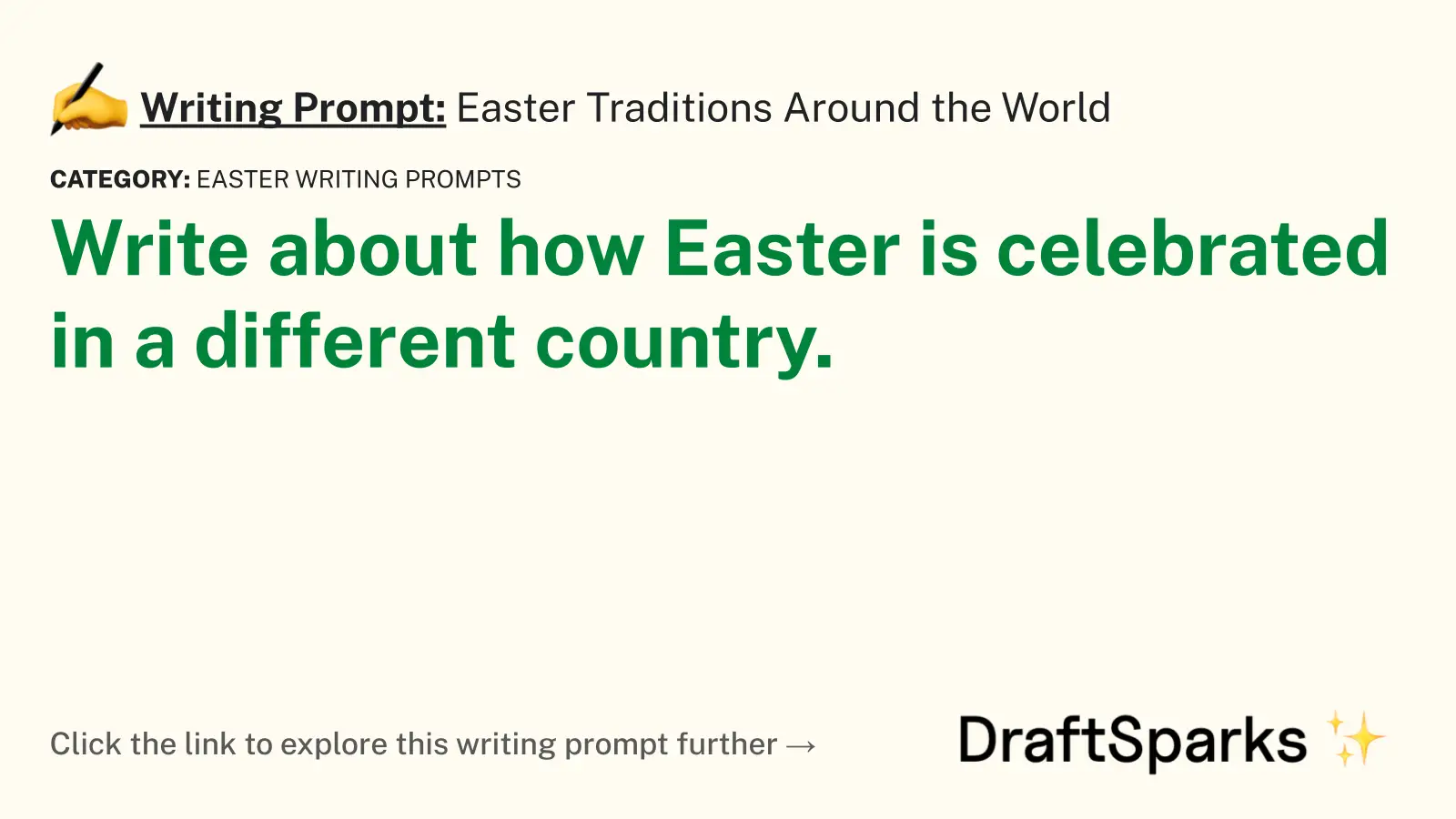 Easter Traditions Around the World