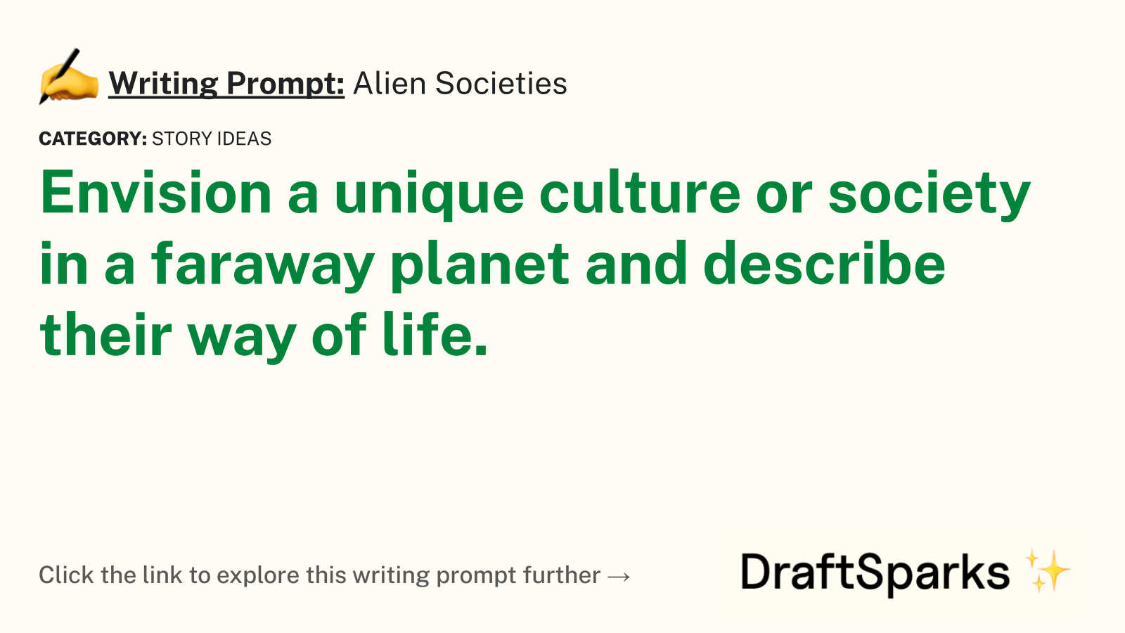 Alien Societies