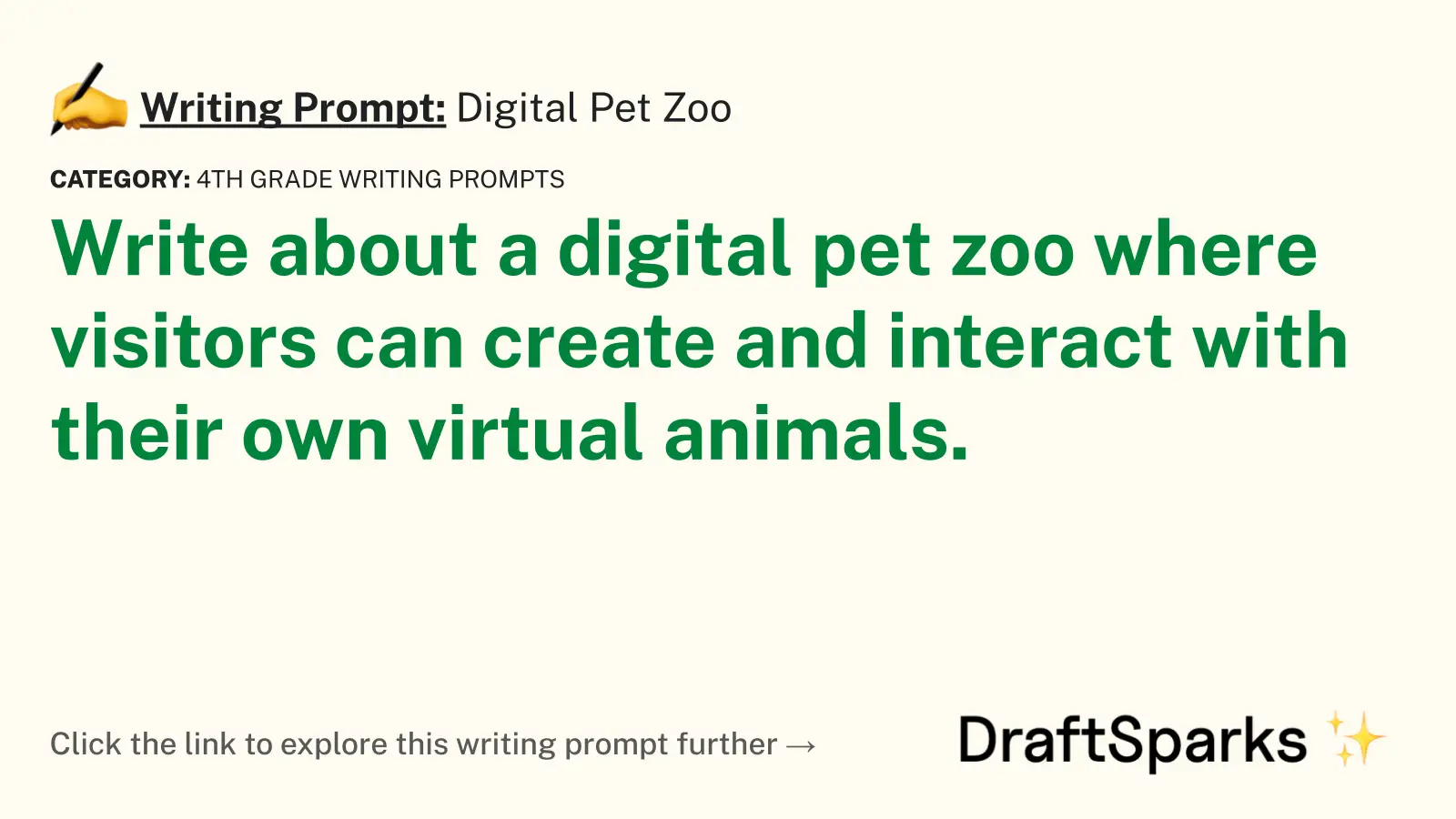Digital Pet Zoo