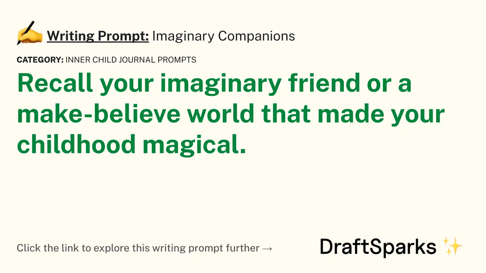 Imaginary Companions