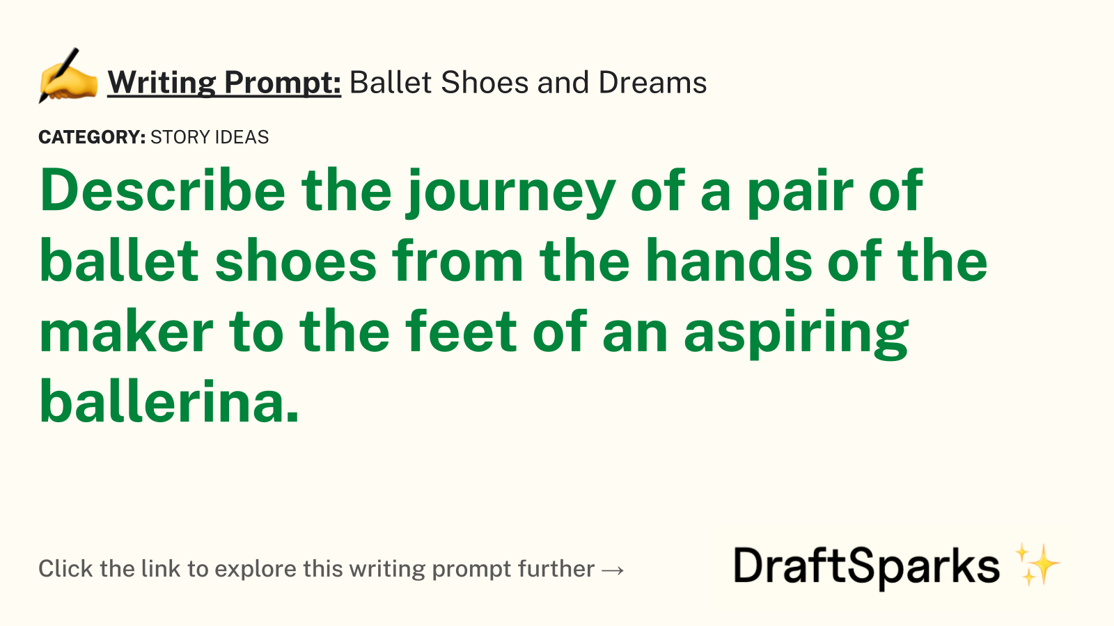 Ballet Shoes and Dreams