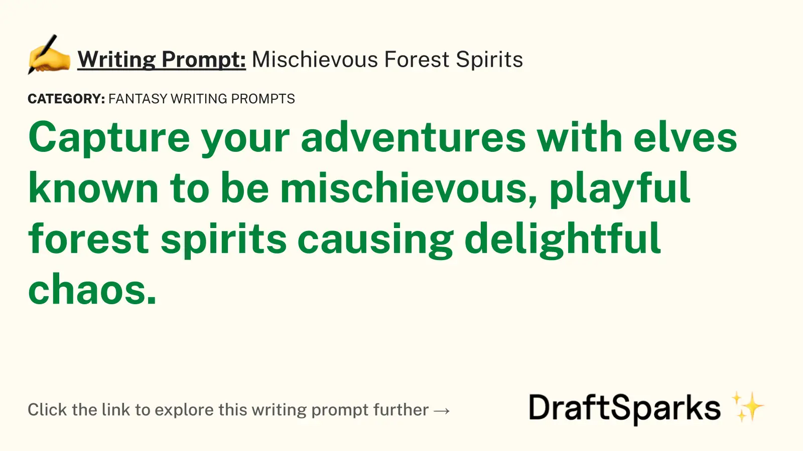 Mischievous Forest Spirits