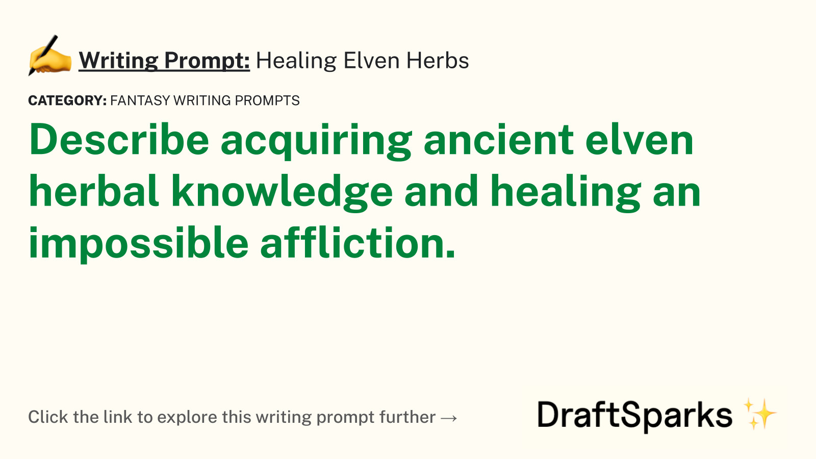 Healing Elven Herbs