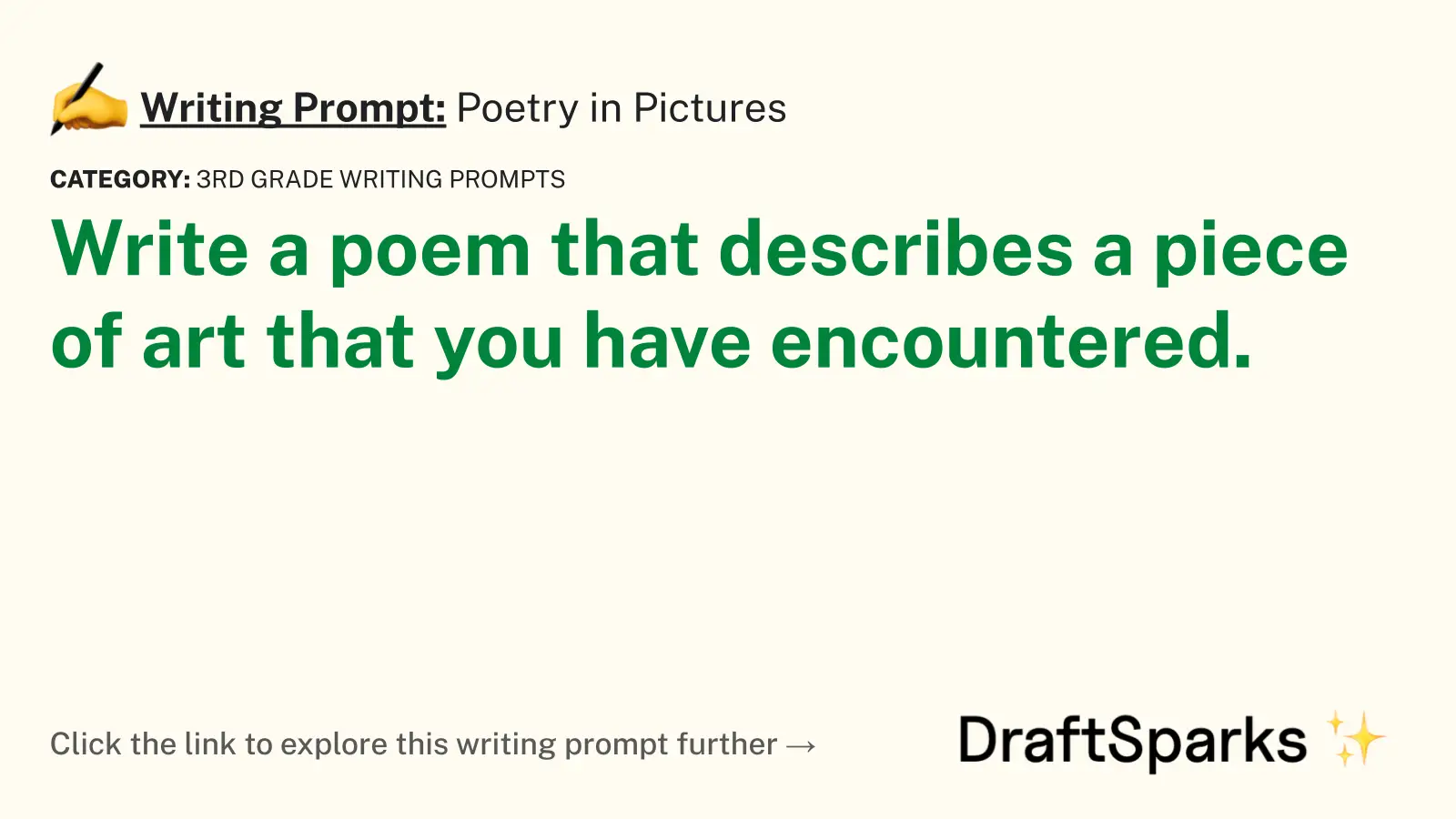 Poetry in Pictures