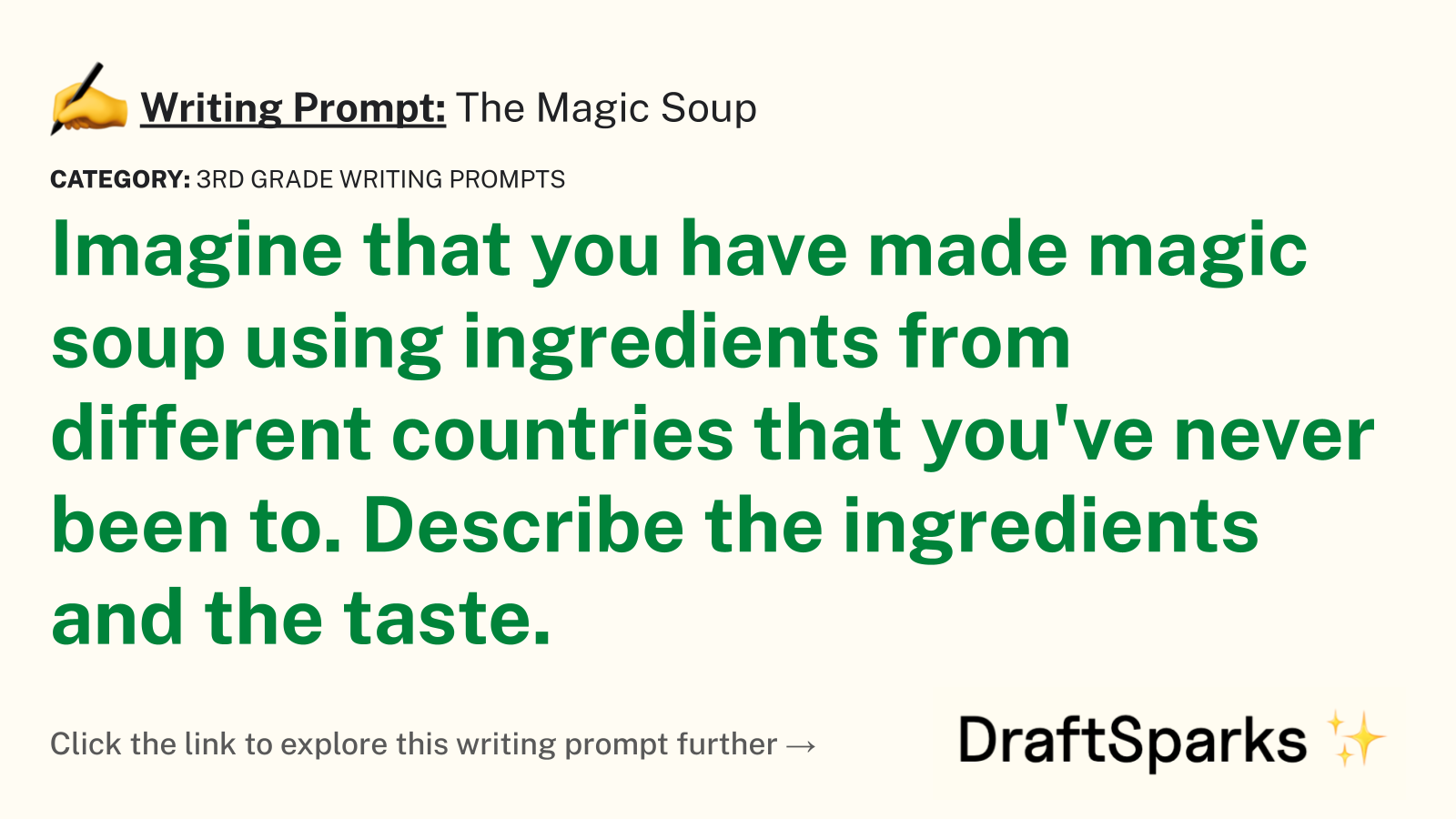 The Magic Soup