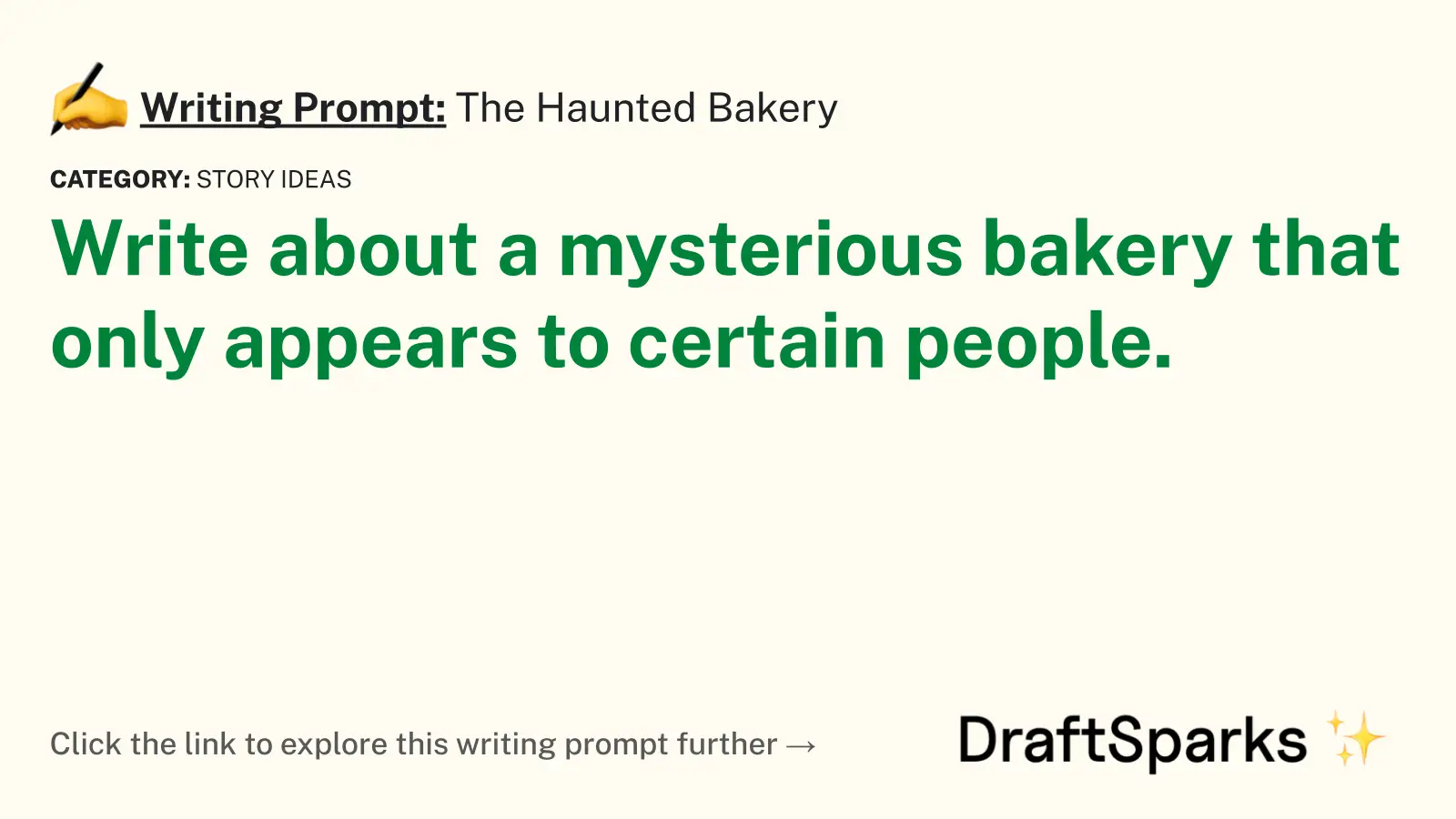 The Haunted Bakery