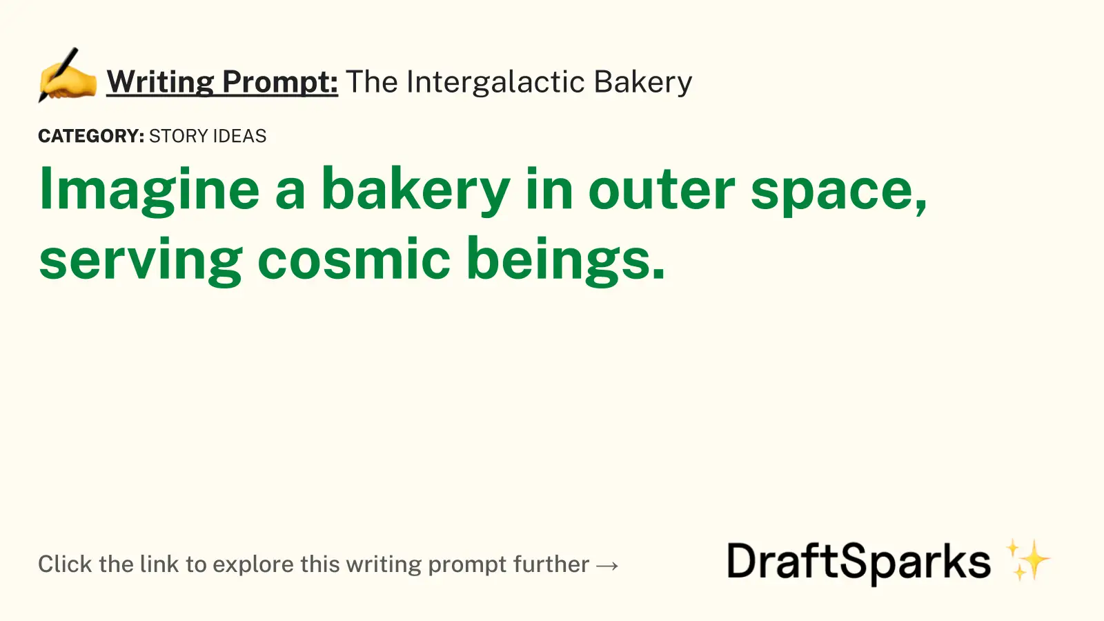 The Intergalactic Bakery