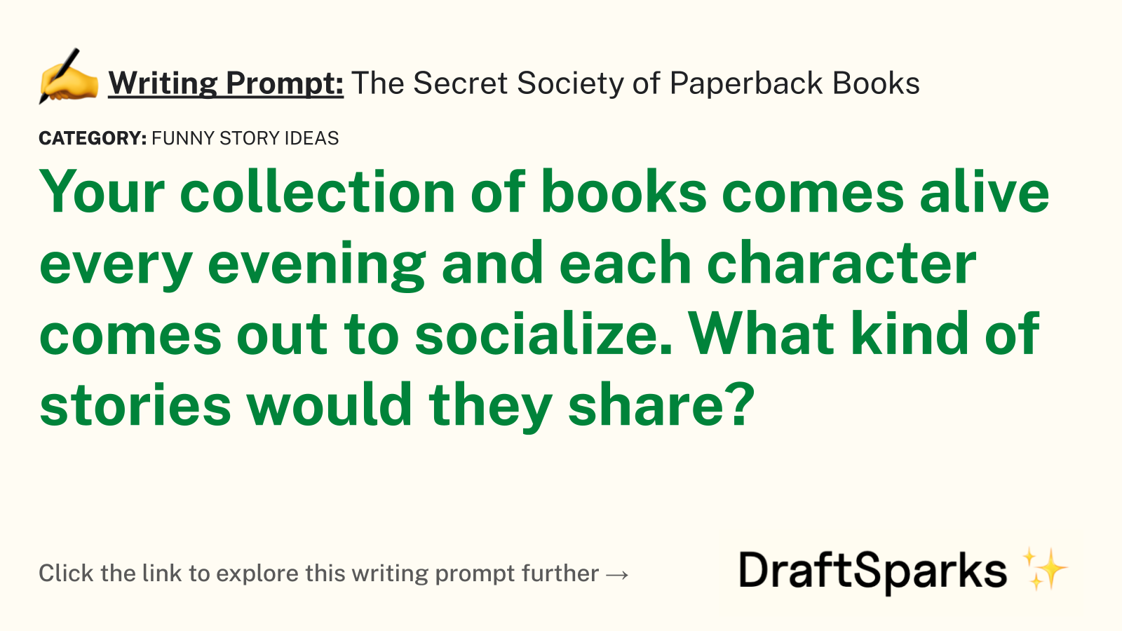 The Secret Society of Paperback Books
