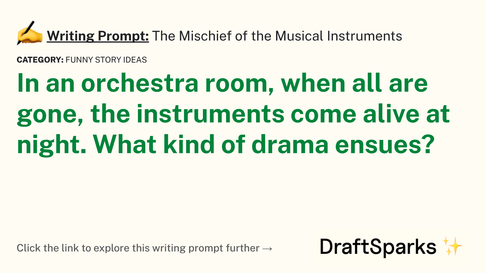 The Mischief of the Musical Instruments
