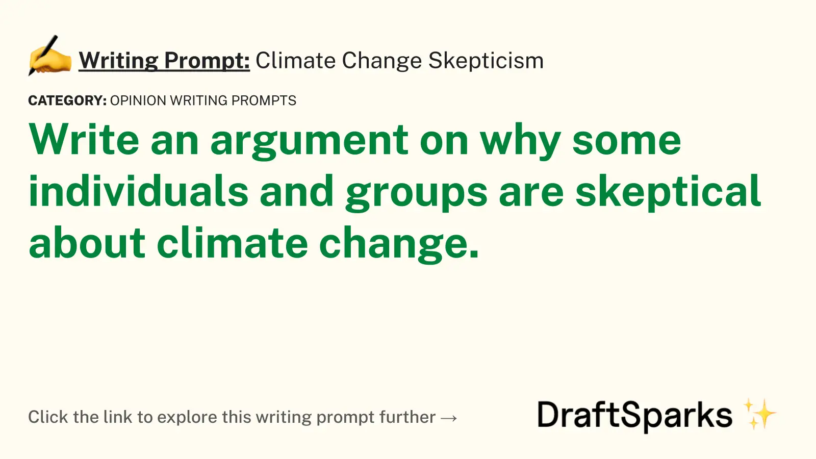 Climate Change Skepticism