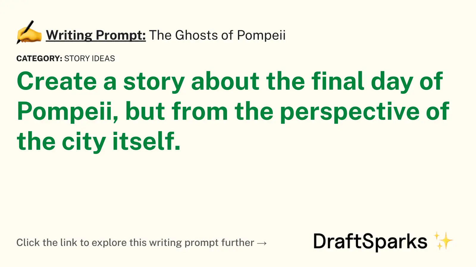 The Ghosts of Pompeii
