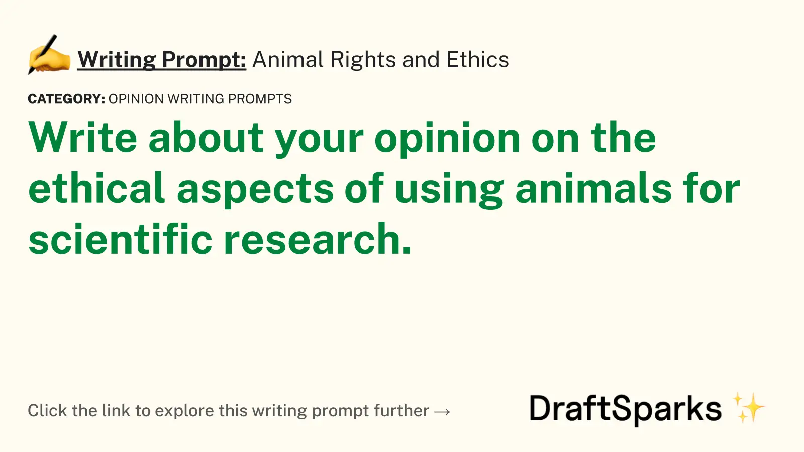 Animal Rights and Ethics