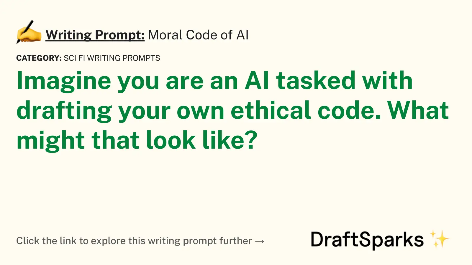 Moral Code of AI