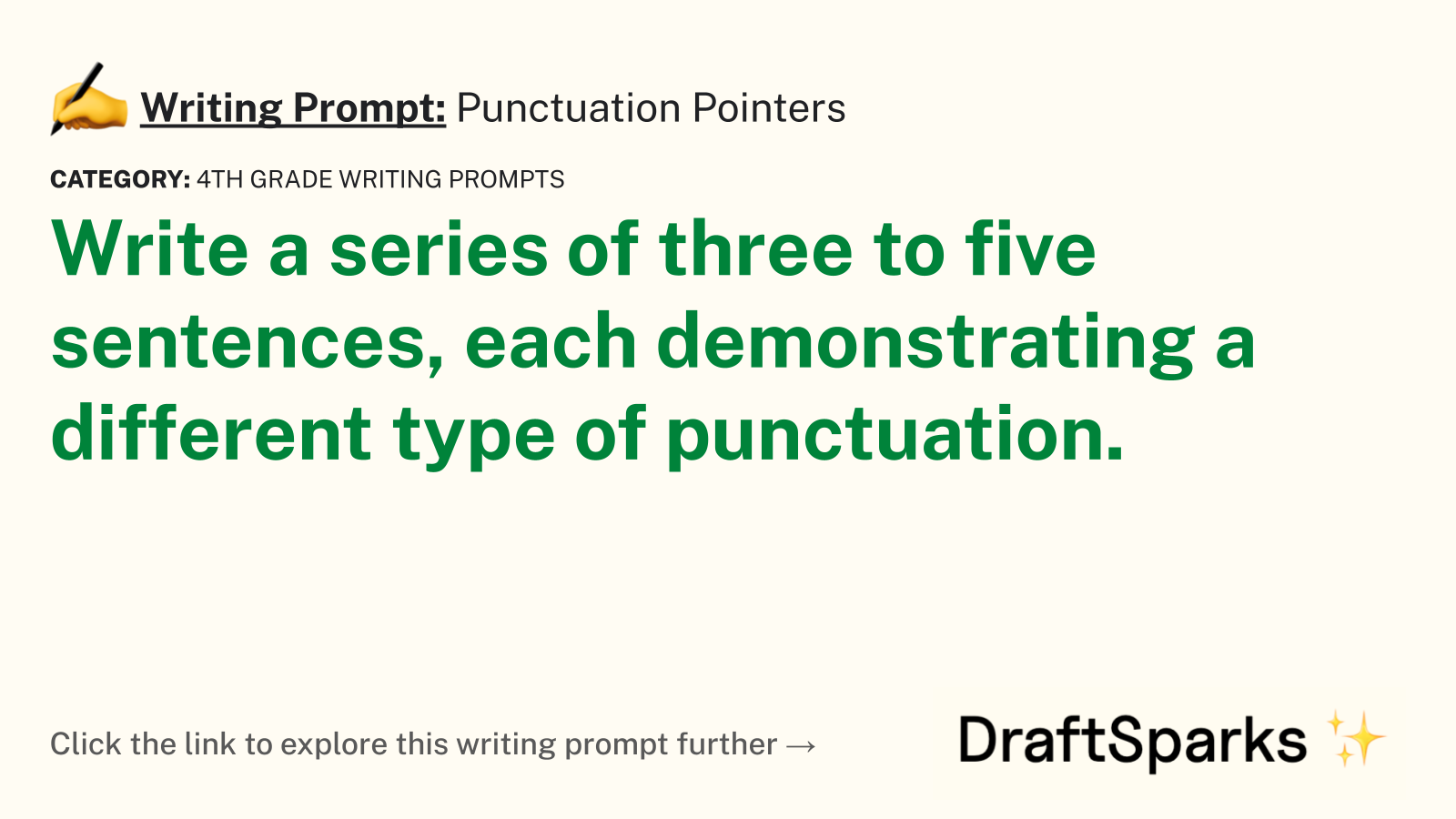 Punctuation Pointers