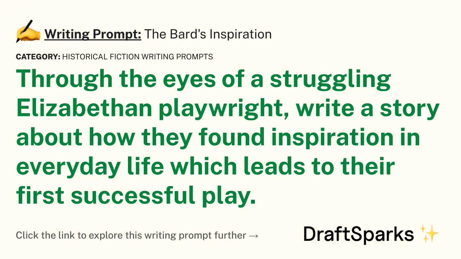The Bard’s Inspiration