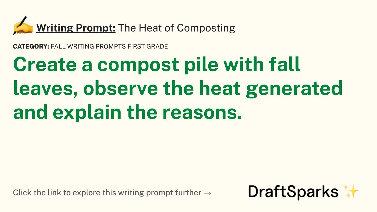 The Heat of Composting
