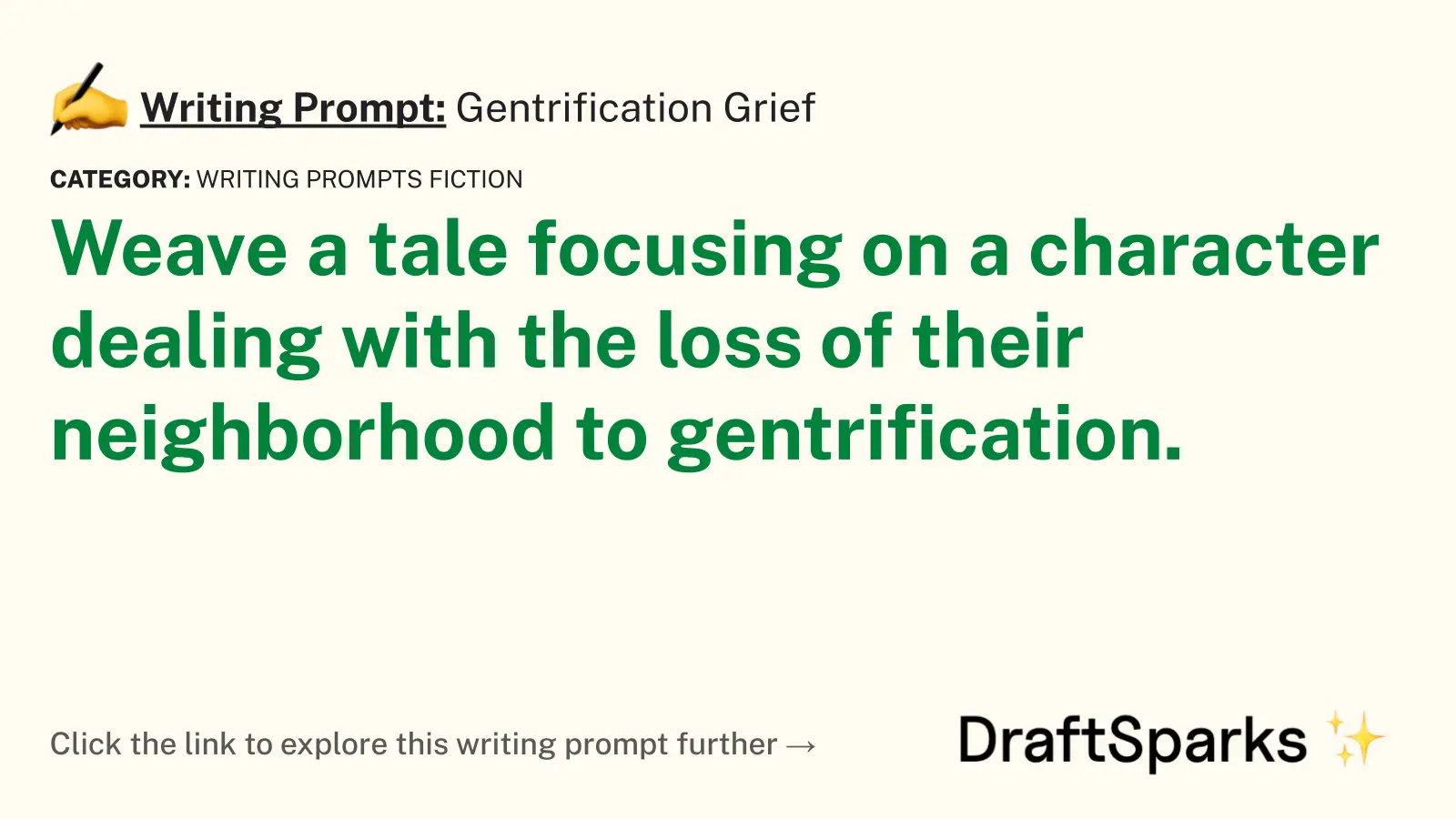 Gentrification Grief