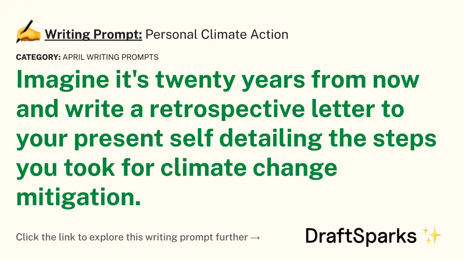 Personal Climate Action