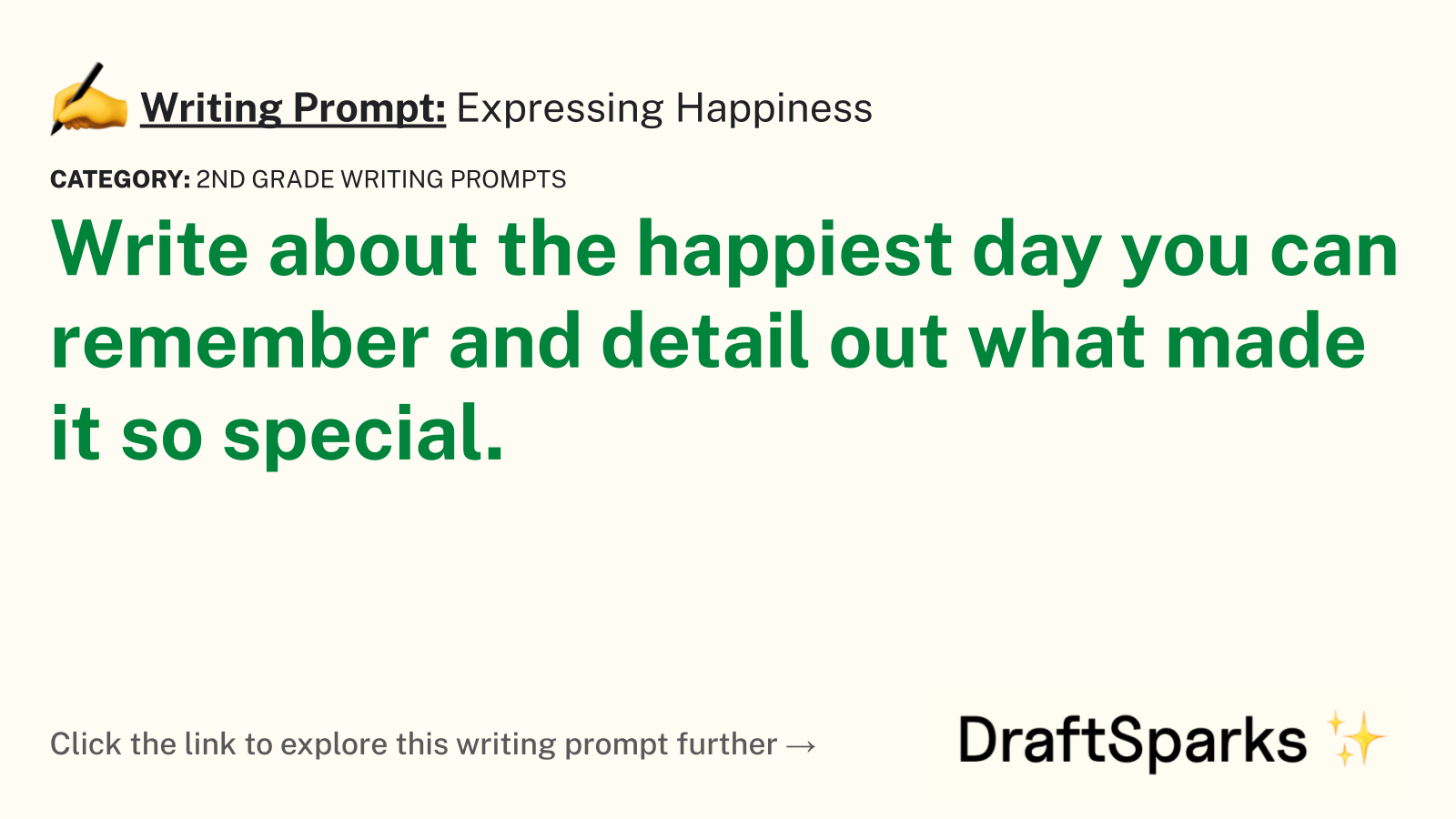 Expressing Happiness