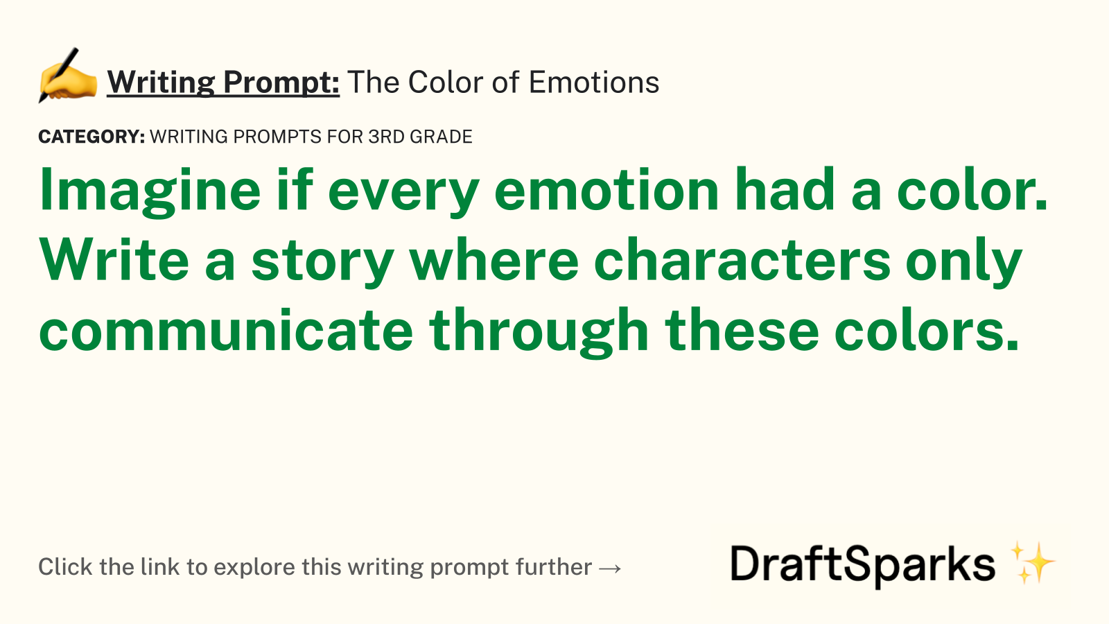 The Color of Emotions