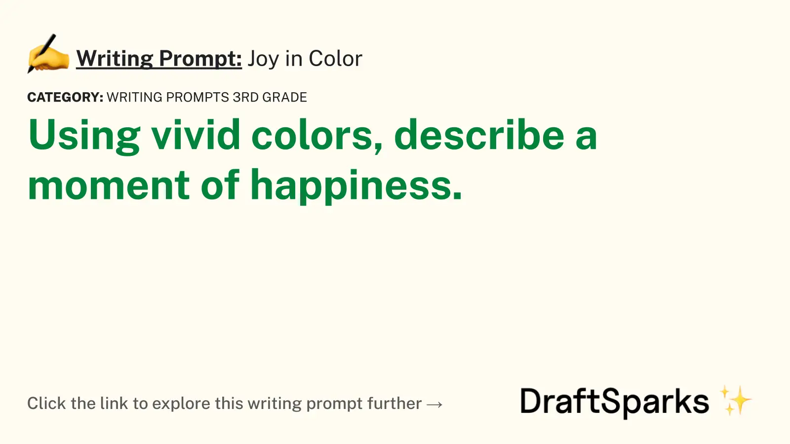 Joy in Color