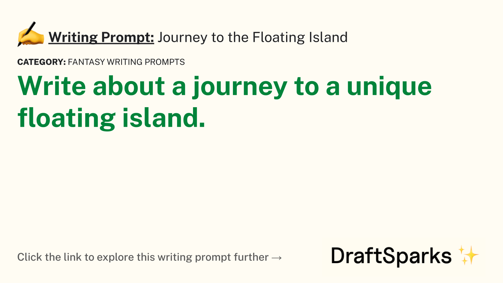 Journey to the Floating Island