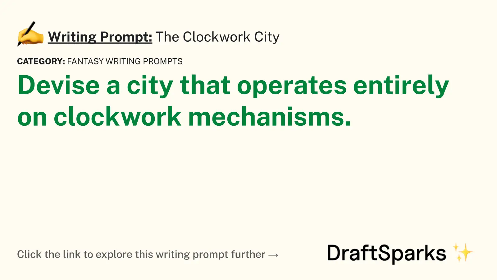 The Clockwork City