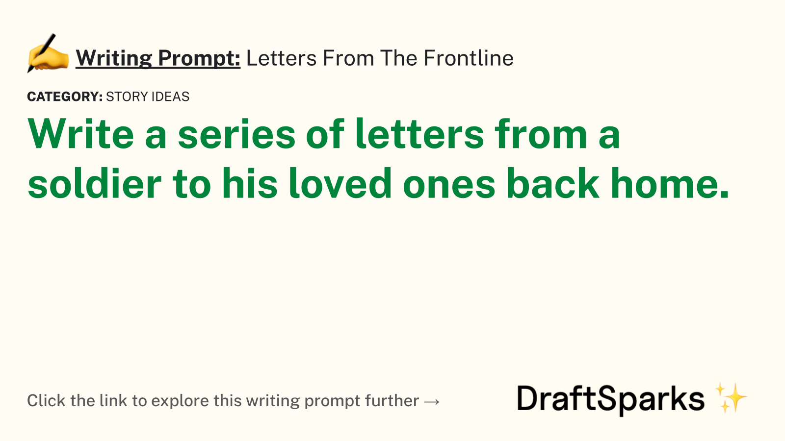 Letters From The Frontline