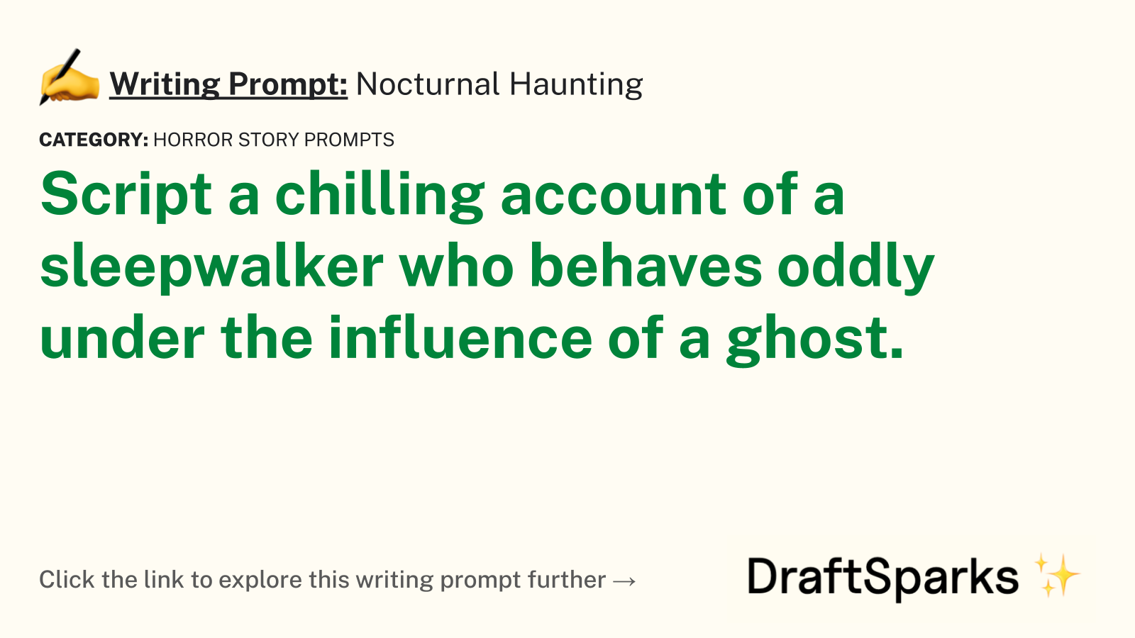 Nocturnal Haunting