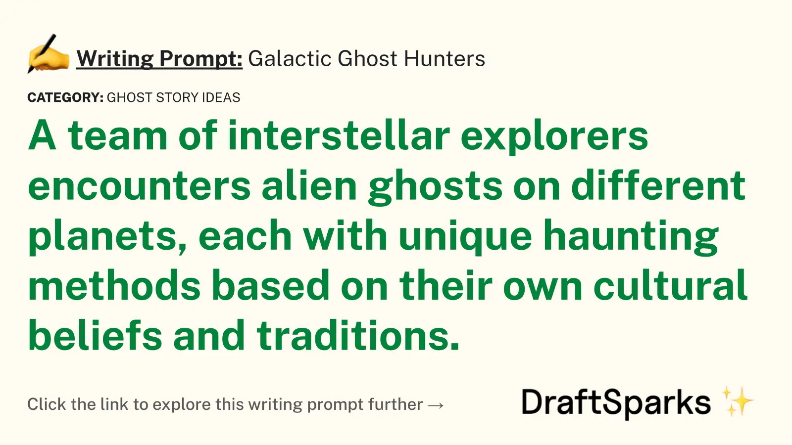 Galactic Ghost Hunters