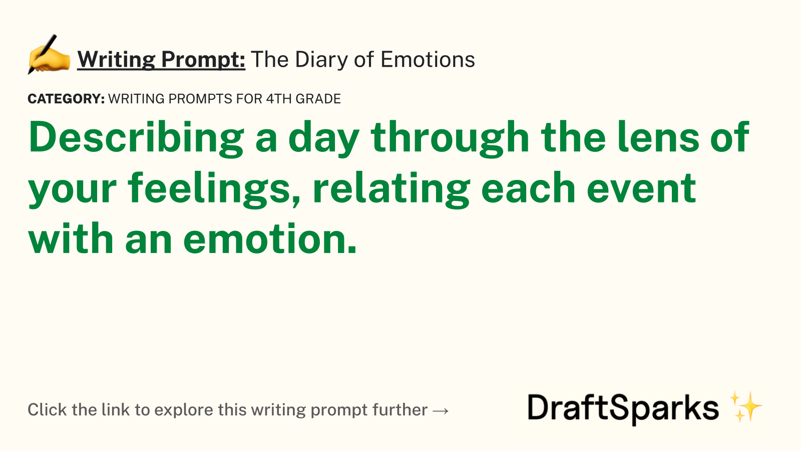 The Diary of Emotions