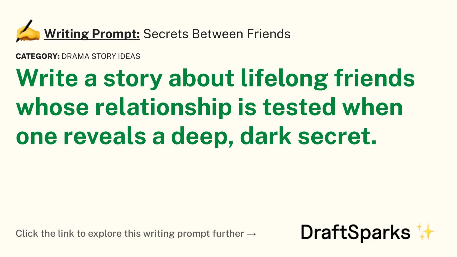 Secrets Between Friends