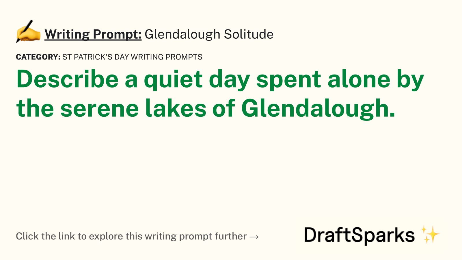 Glendalough Solitude