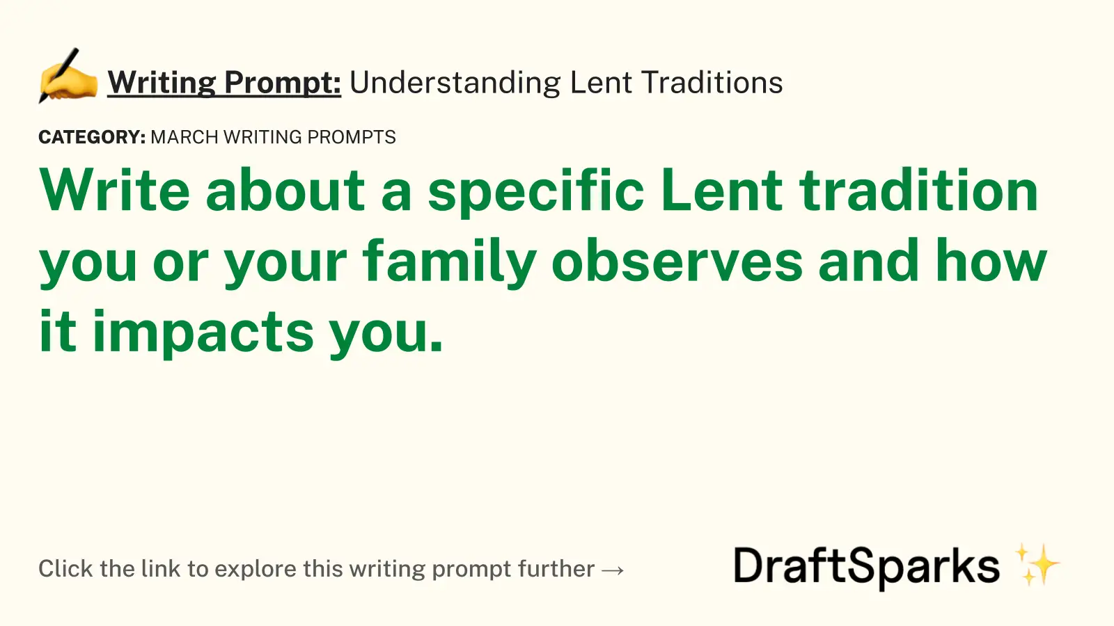 Understanding Lent Traditions