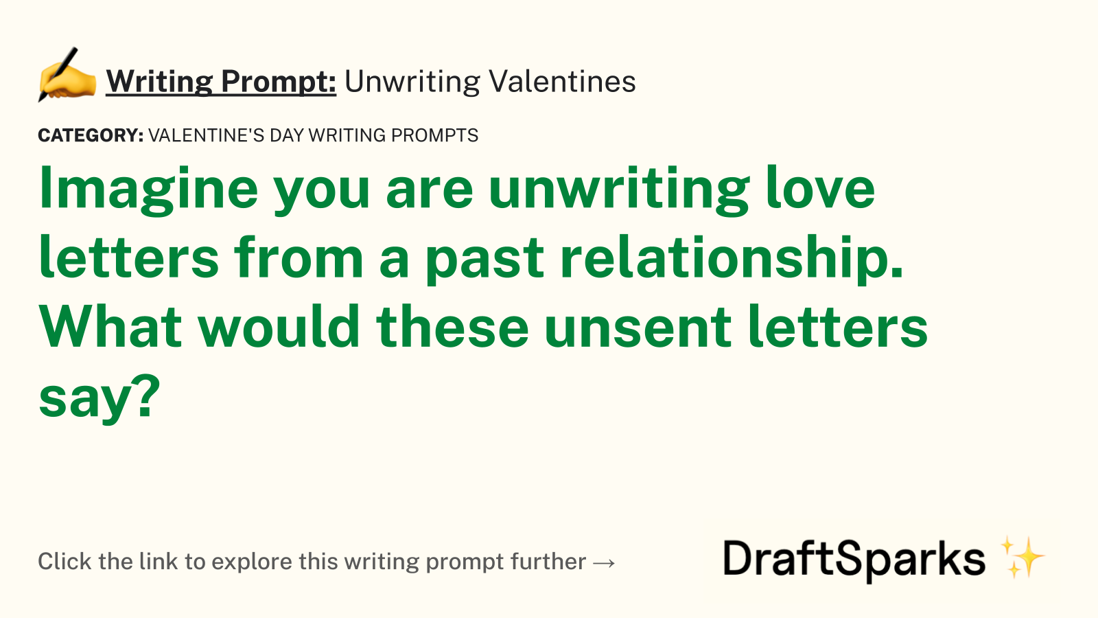 Unwriting Valentines