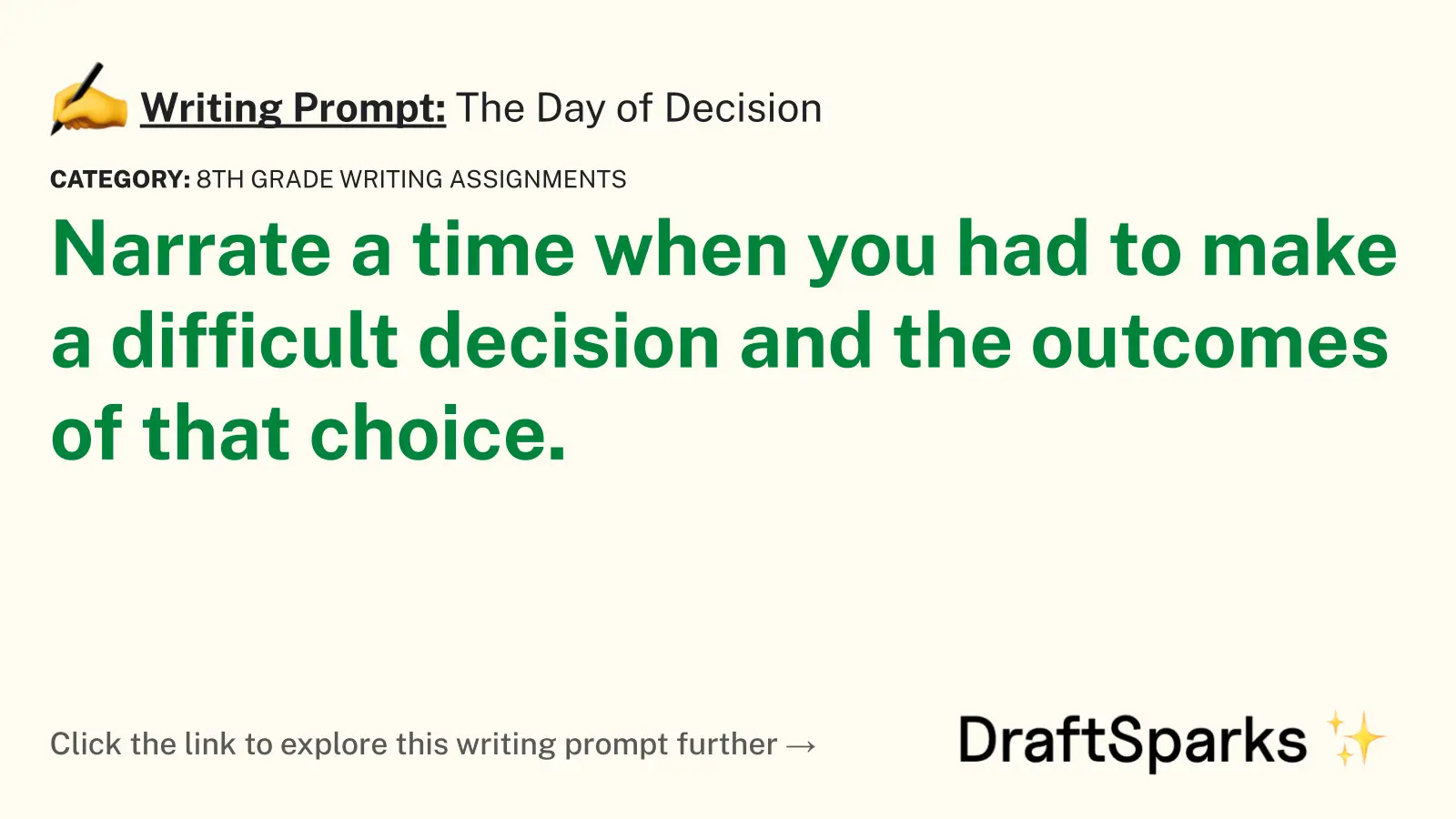The Day of Decision