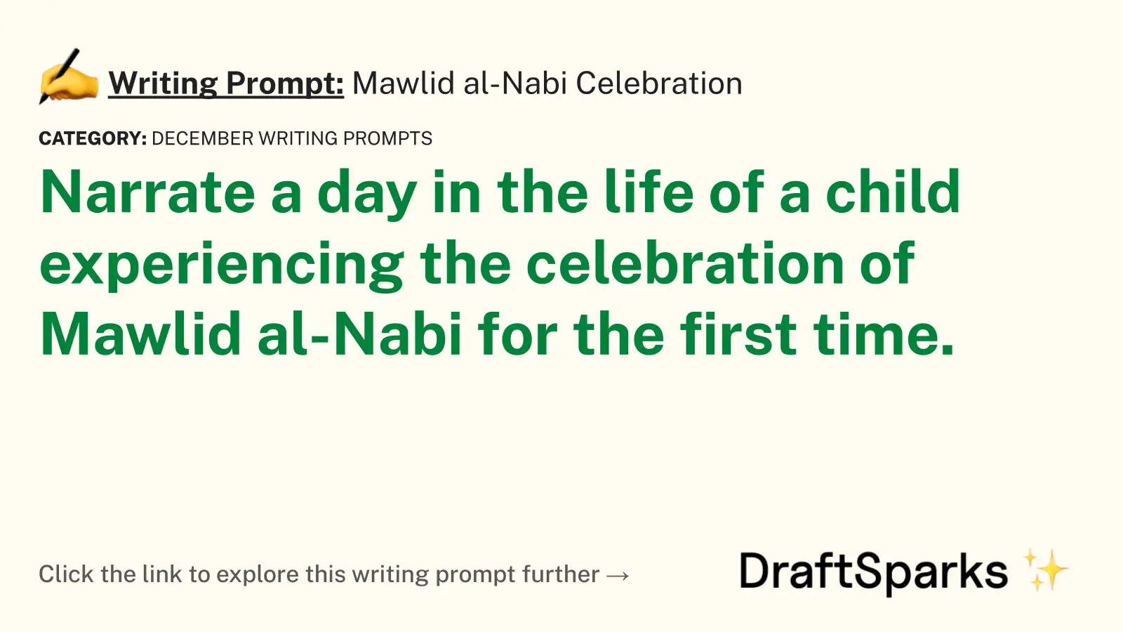 Mawlid al-Nabi Celebration