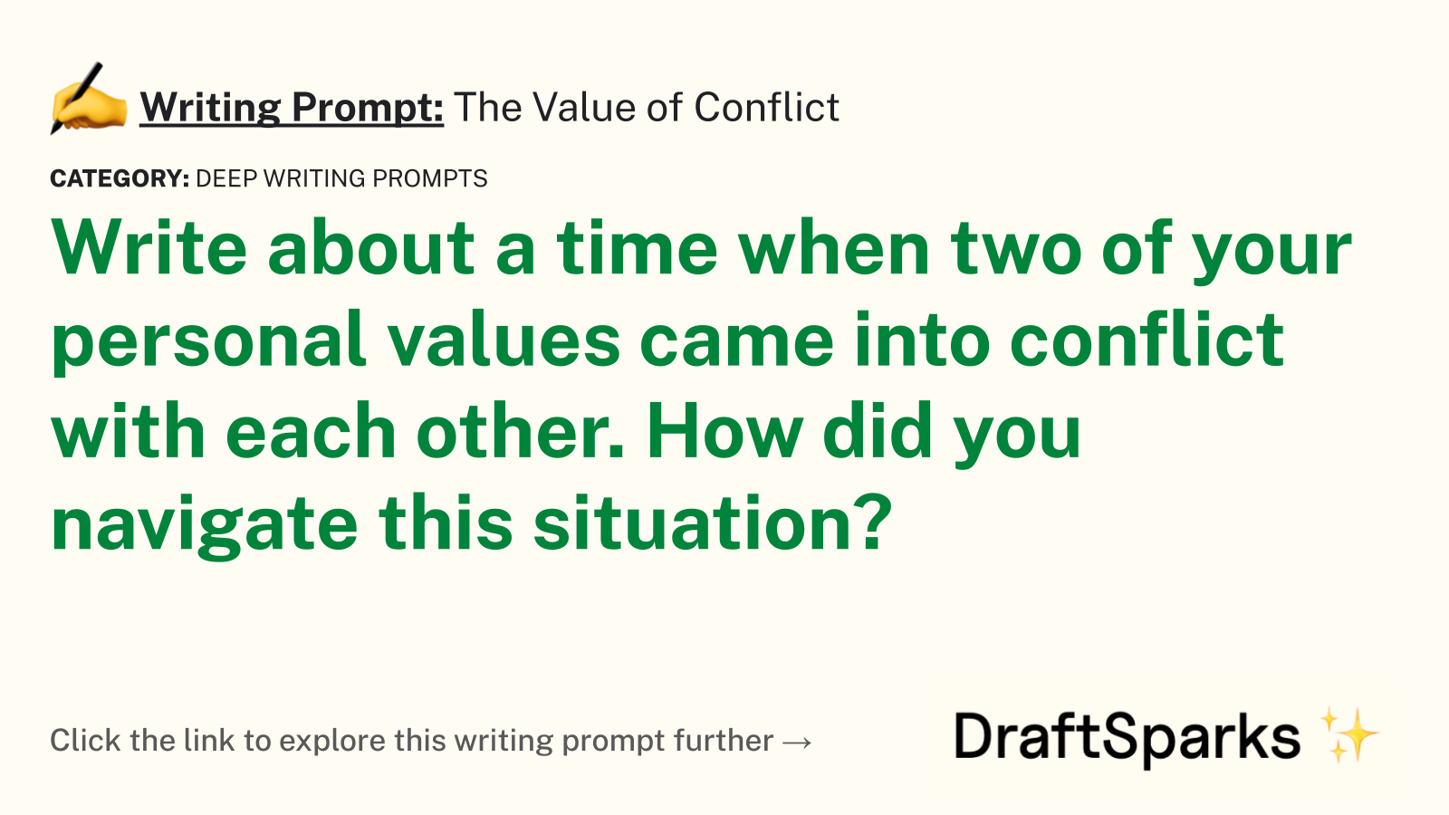 The Value of Conflict