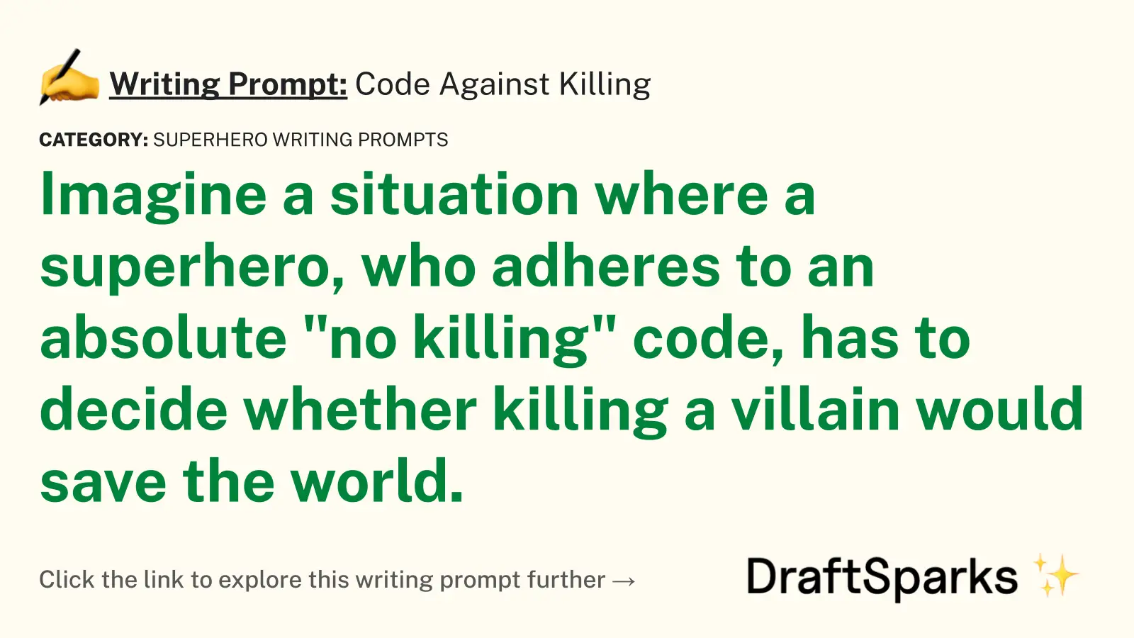 Code Against Killing