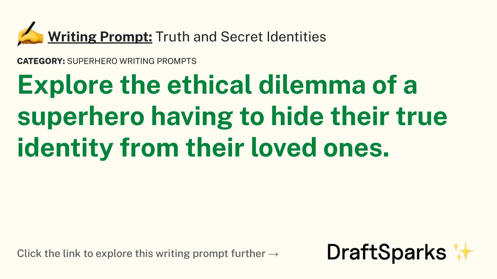Truth and Secret Identities