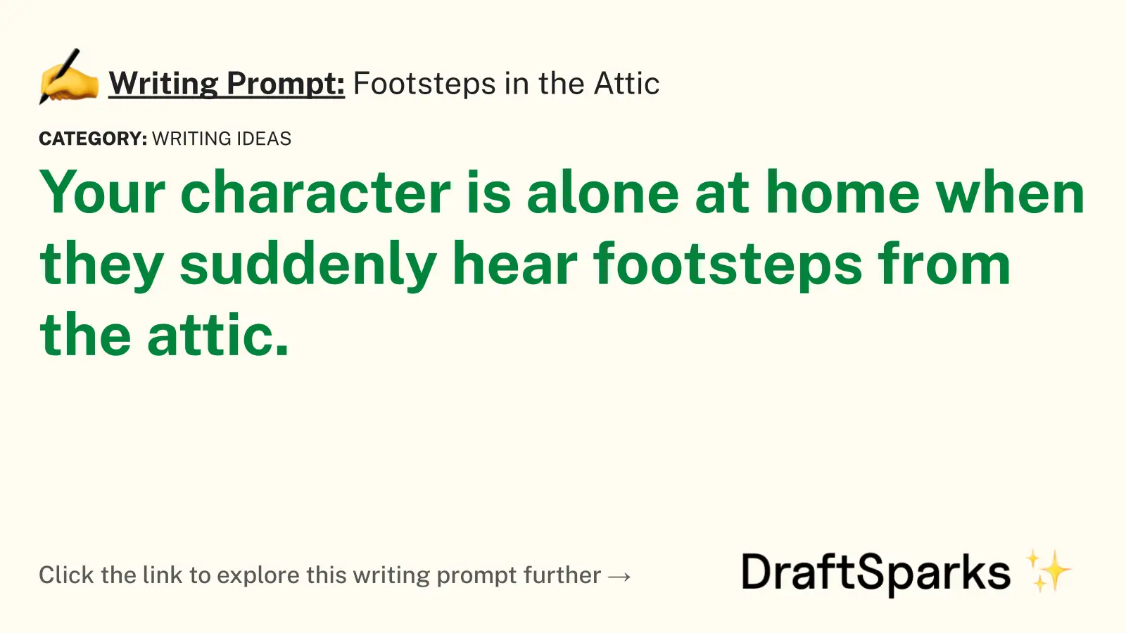 Footsteps in the Attic