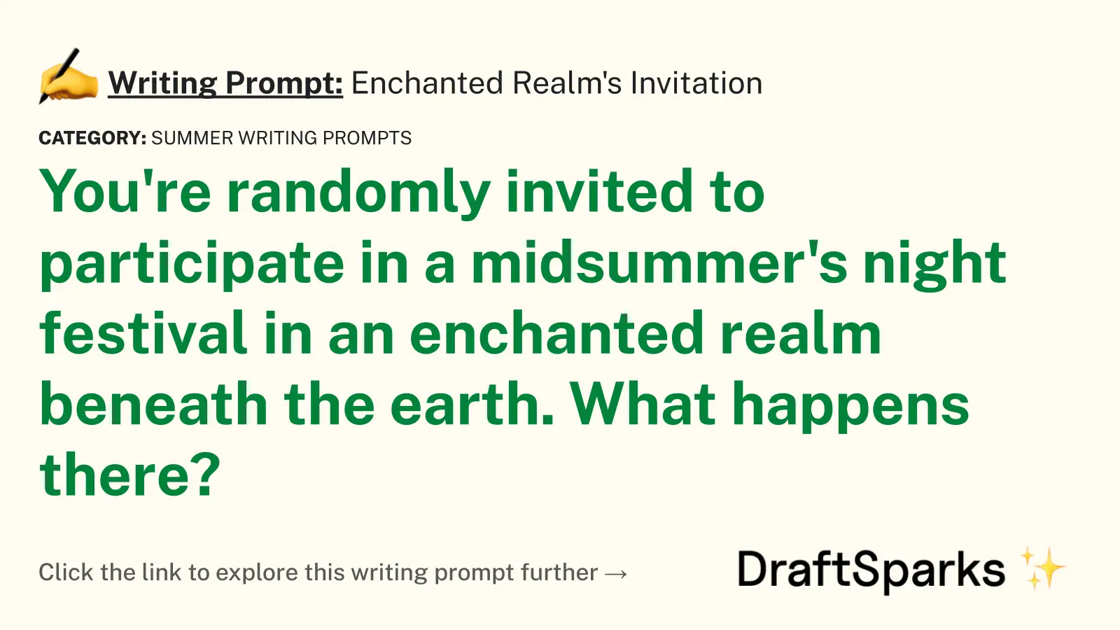 Enchanted Realm’s Invitation