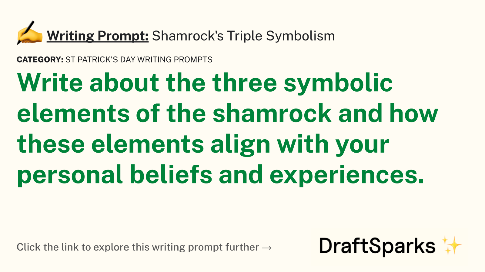 Shamrock’s Triple Symbolism
