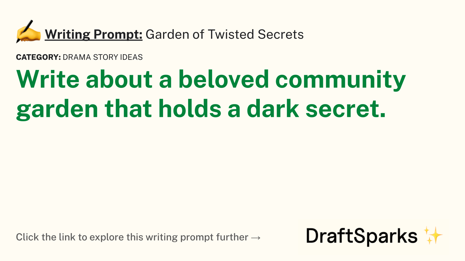 Garden of Twisted Secrets
