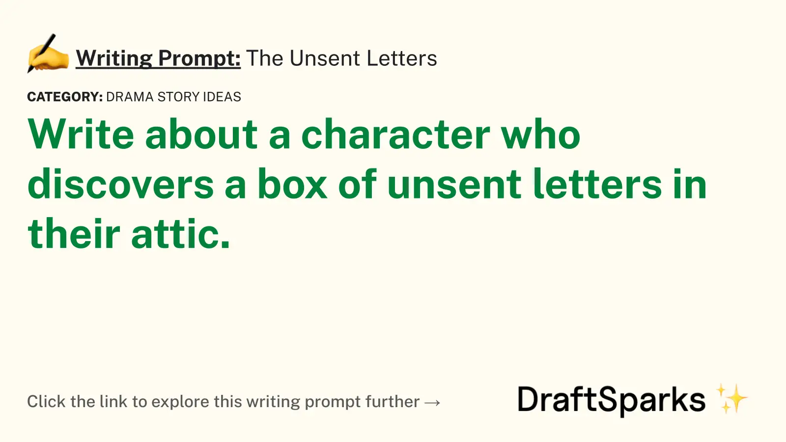 The Unsent Letters