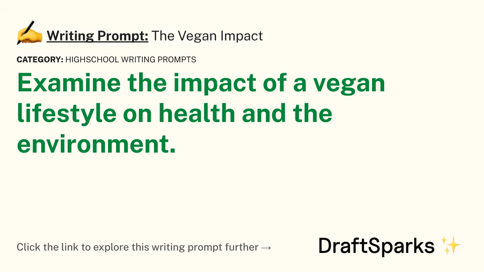 The Vegan Impact