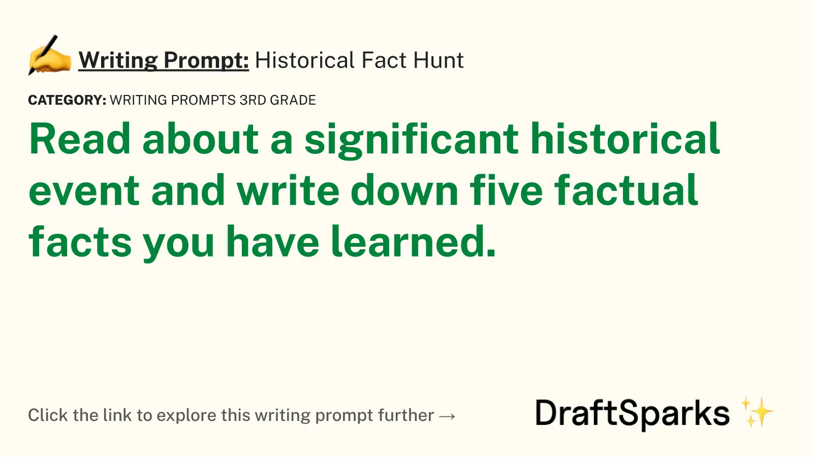Historical Fact Hunt