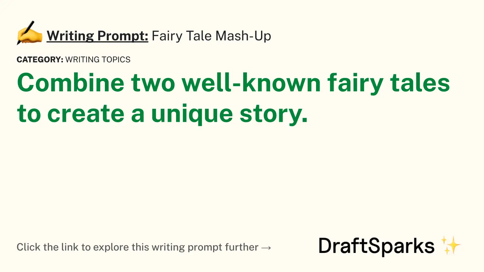 Fairy Tale Mash-Up