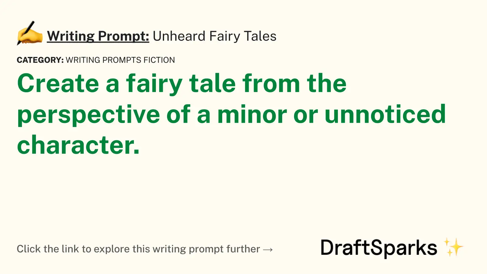 Unheard Fairy Tales