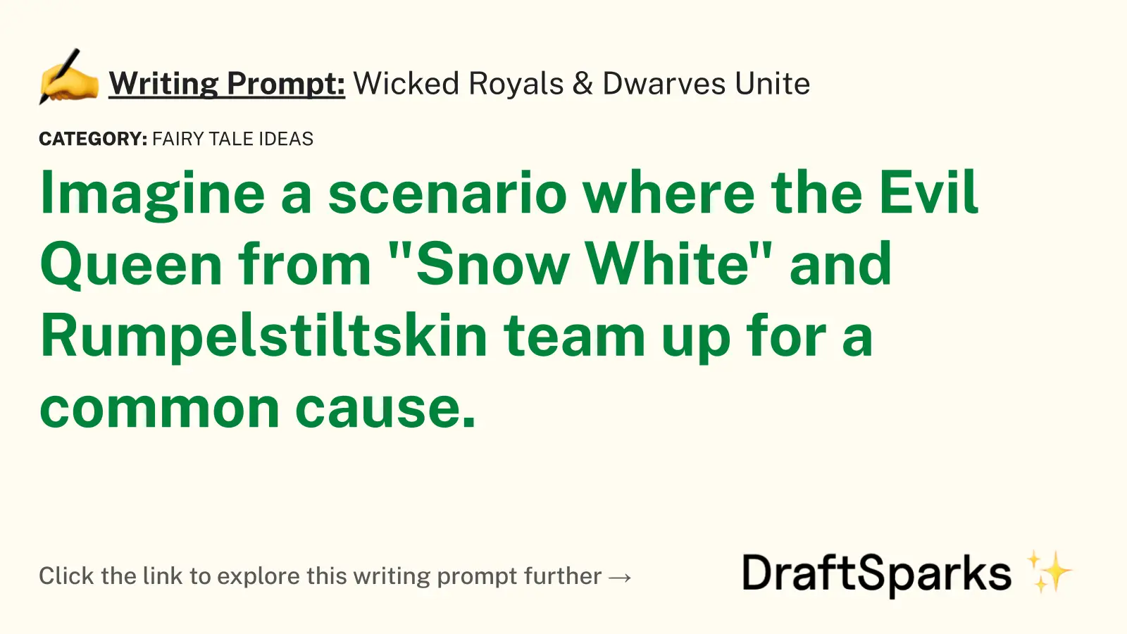 Wicked Royals & Dwarves Unite